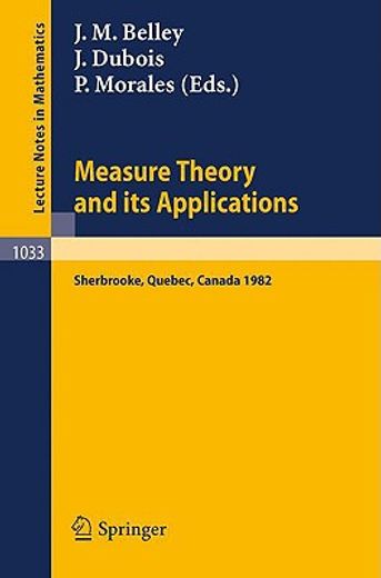 measure theory and its applications (in French)