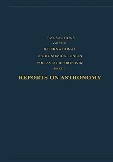 reports on astronomy (en Inglés)