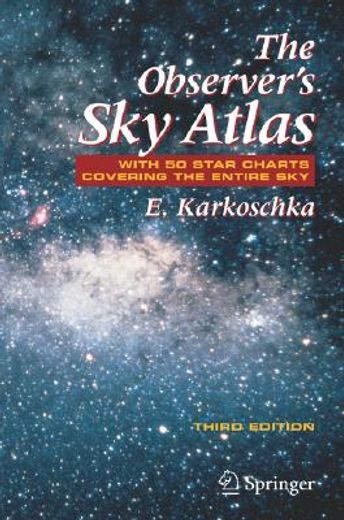 the observer´s sky atlas,with 50 star charts covering the entire sky