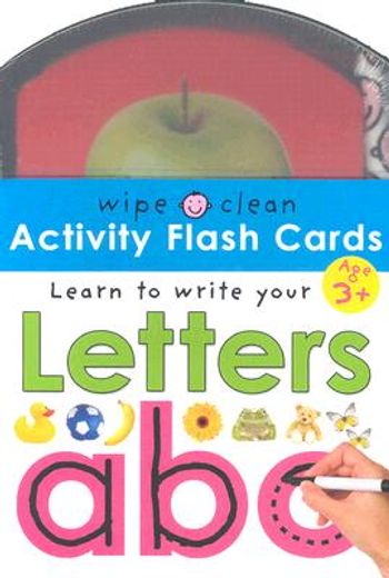 learn to write your letters,flashcards (in English)