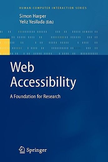 web accessibility,a foundation for research