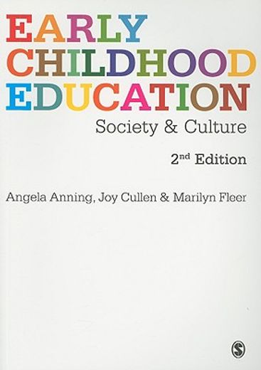 Early Childhood Education: Society and Culture (en Inglés)