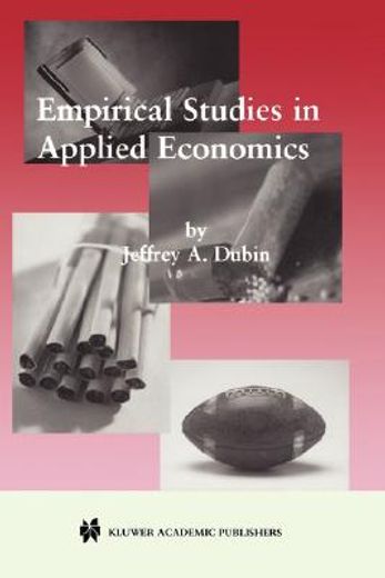 empirical studies in applied economics (en Inglés)