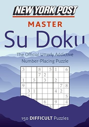 new york post master su doku,150 difficult puzzles
