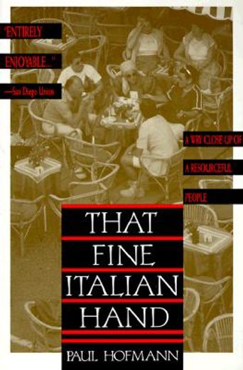 that fine italian hand (en Inglés)