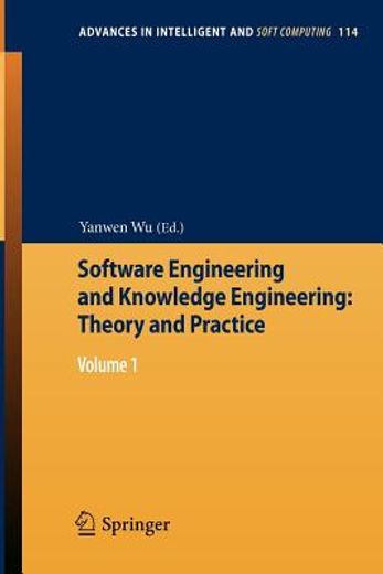 software engineering and knowledge engineering: theory and practice,proceedings of 2009 international conference on knowledge engineering and software engineering (kese