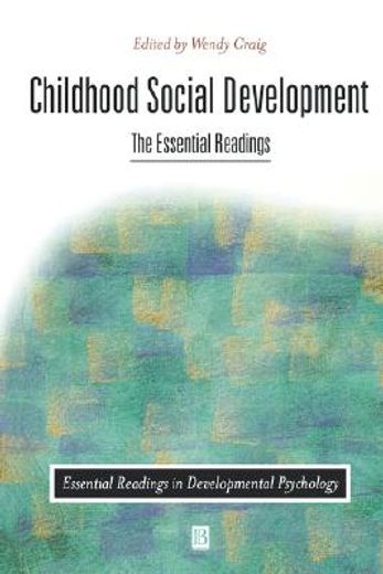 childhood social development,the essential readings