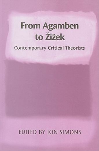 from agamben to zizek