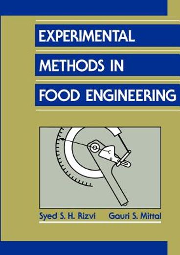 experimental methods in food engineering (en Inglés)