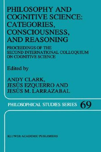 philosophy and cognitive science: categories, consciousness, and reasoning (in English)