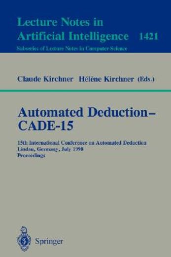 automated deduction - cade-15 (in English)