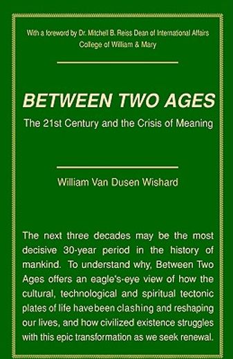 between two ages,the 21st century and the crisis of meaning (en Inglés)