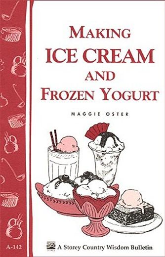 making ice cream and frozen yogurt