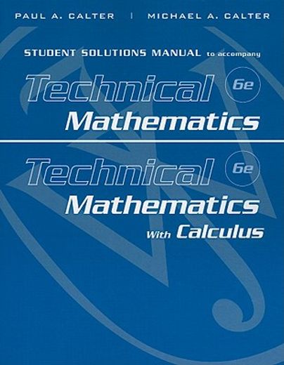 technical mathematics & technical mathematics with calculus