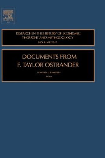 documents from f. taylor ostrander