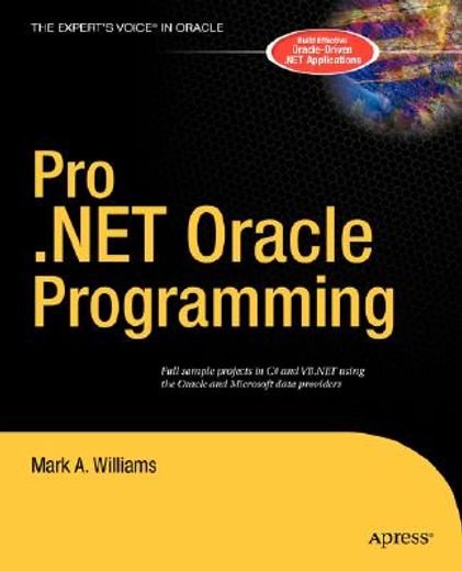 pro. net oracle programming,from professional to expert
