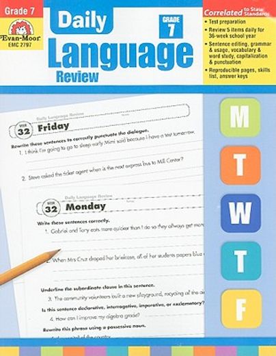 daily language review, grade 7 (en Inglés)