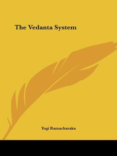 the vedanta system