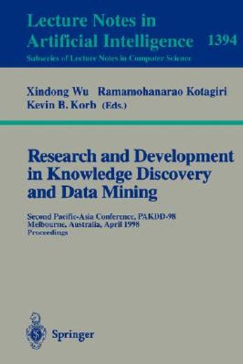 research and development in knowledge discovery and data mining (en Inglés)