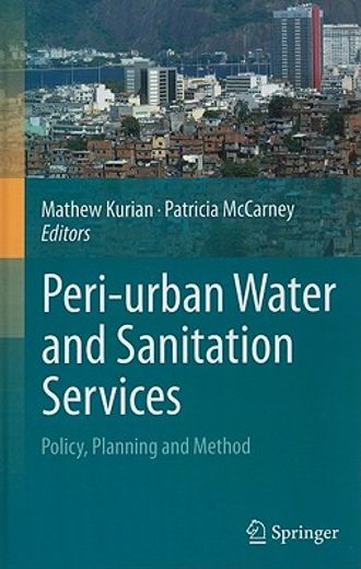 peri-urban water and sanitation services,policy, planning and method