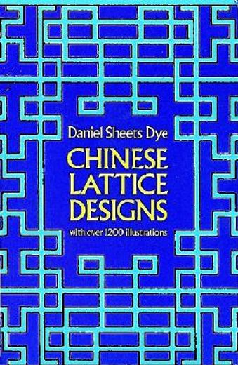 chinese lattice designs