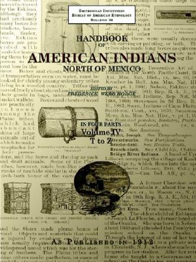 handbook of american indians north of mexico