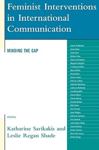 feminist interventions in international communication,minding the gap