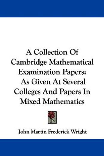 a collection of cambridge mathematical e