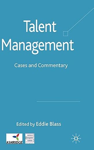 talent management,cases and commentary