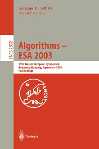 algorithms - esa 2003 (en Inglés)