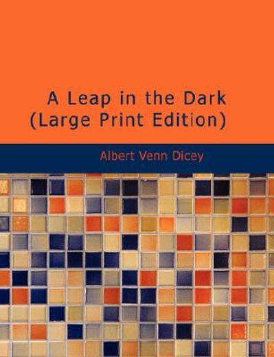 leap in the dark (large print edition)