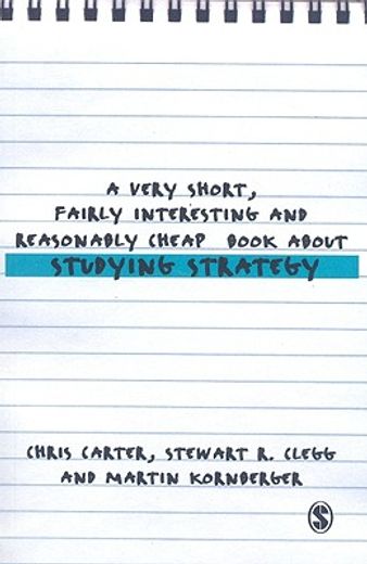 very short fairly interesting and reasonably cheap book about studying strategy