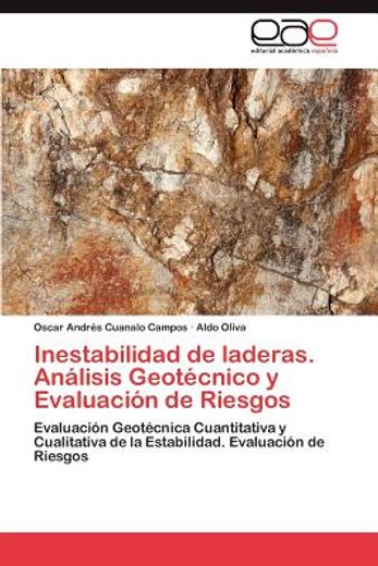 inestabilidad de laderas. an lisis geot cnico y evaluaci n de riesgos (in Spanish)