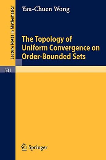 the topology of uniform convergence on order-bounded sets