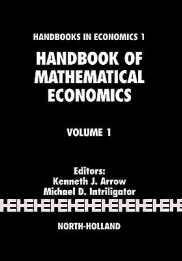 handbook of mathematical economics