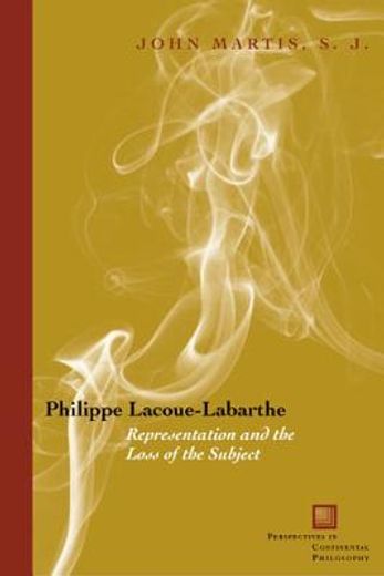 philippe lacoue-labarthe,representation and the loss of the subject