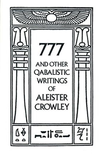 777 and other qabalistic writings of aleister crowley (in English)