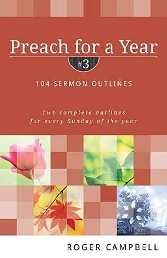 preach for a year,104 sermon outlines