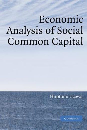 Economic Analysis of Social Common Capital (en Inglés)