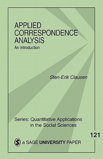 applied correspondence analysis,an introduction