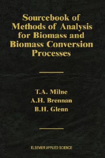 sourc of methods of analysis for biomass and biomass conversion processes (en Inglés)