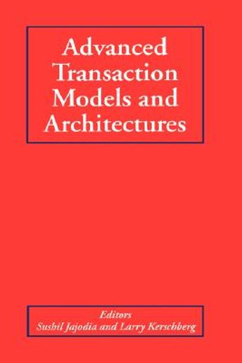 advanced transaction models and architectures (en Inglés)