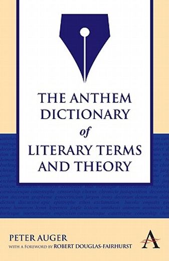 the anthem dictionary of literary terms and theory