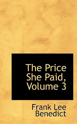 price she paid, volume 3