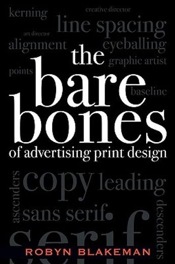 the bare bones of advertising print design