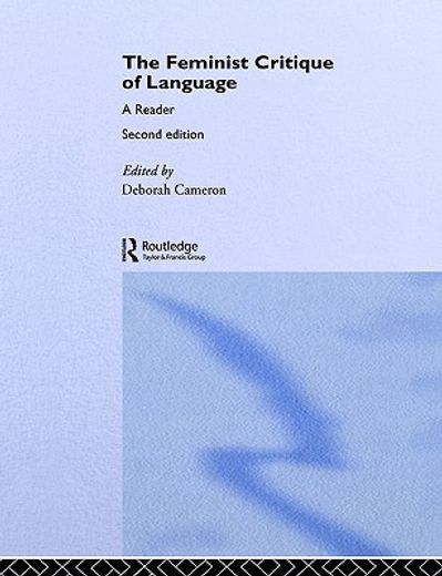 the feminist critique of language,a reader