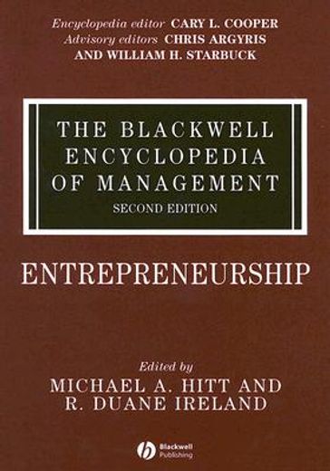 the blackwell encyclopedia of management,entrepreneurship