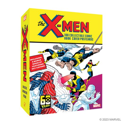 The X-Men: 100 Collectible Comic Book Cover Postcards (en Inglés)