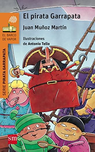 Barco De Vapor Naranja 1. El Pirata Garrapata