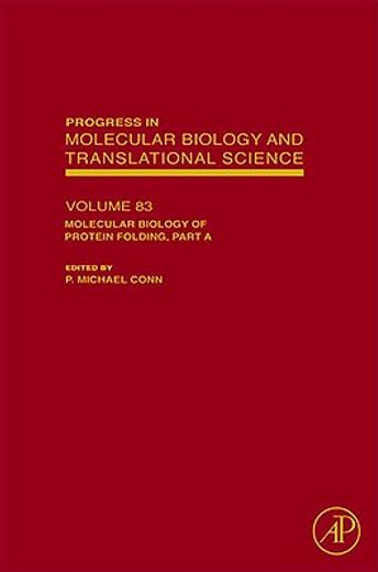 progress in molecular biology and translational science,molecular biology of protein folding